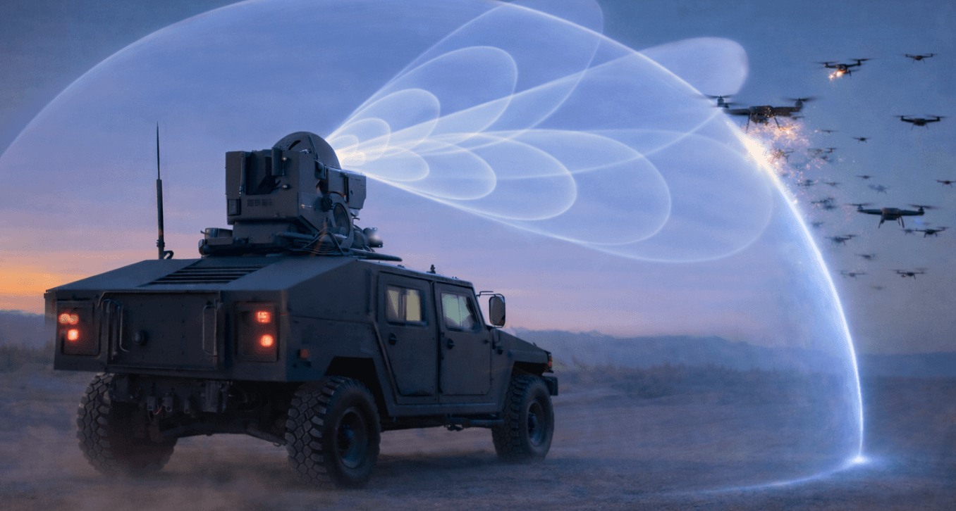 Stellios Shield HPM C-UAS system